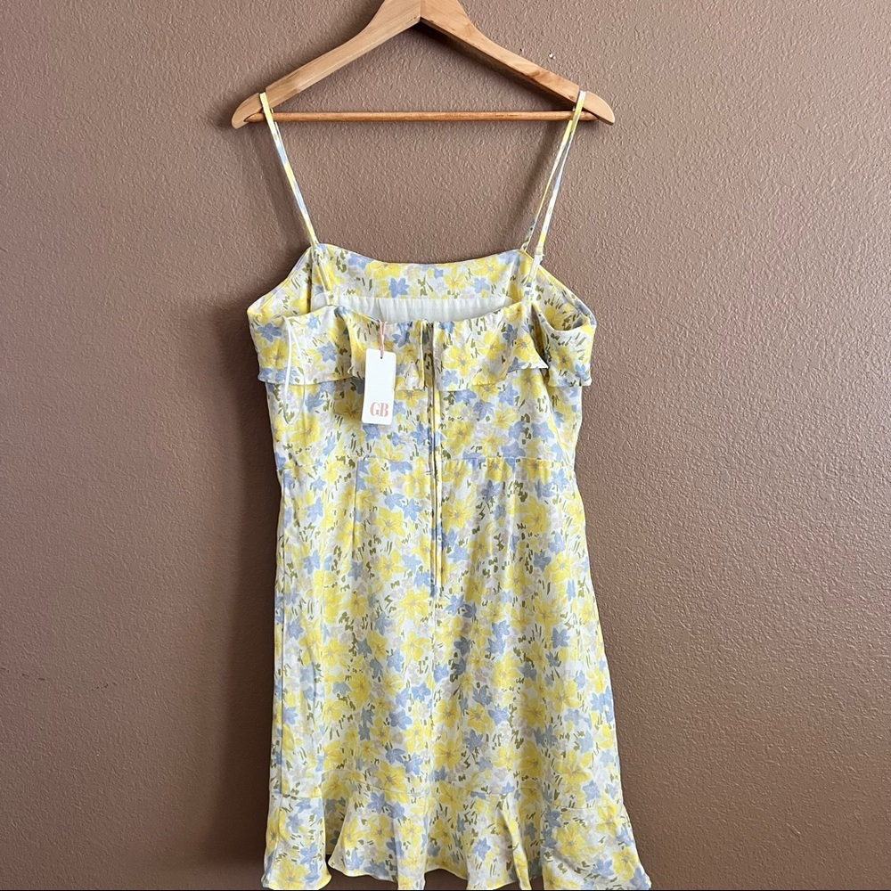 GB Halter Ruffle Floral Pattern Dress Size XL NWT - Picture 5 of 10
